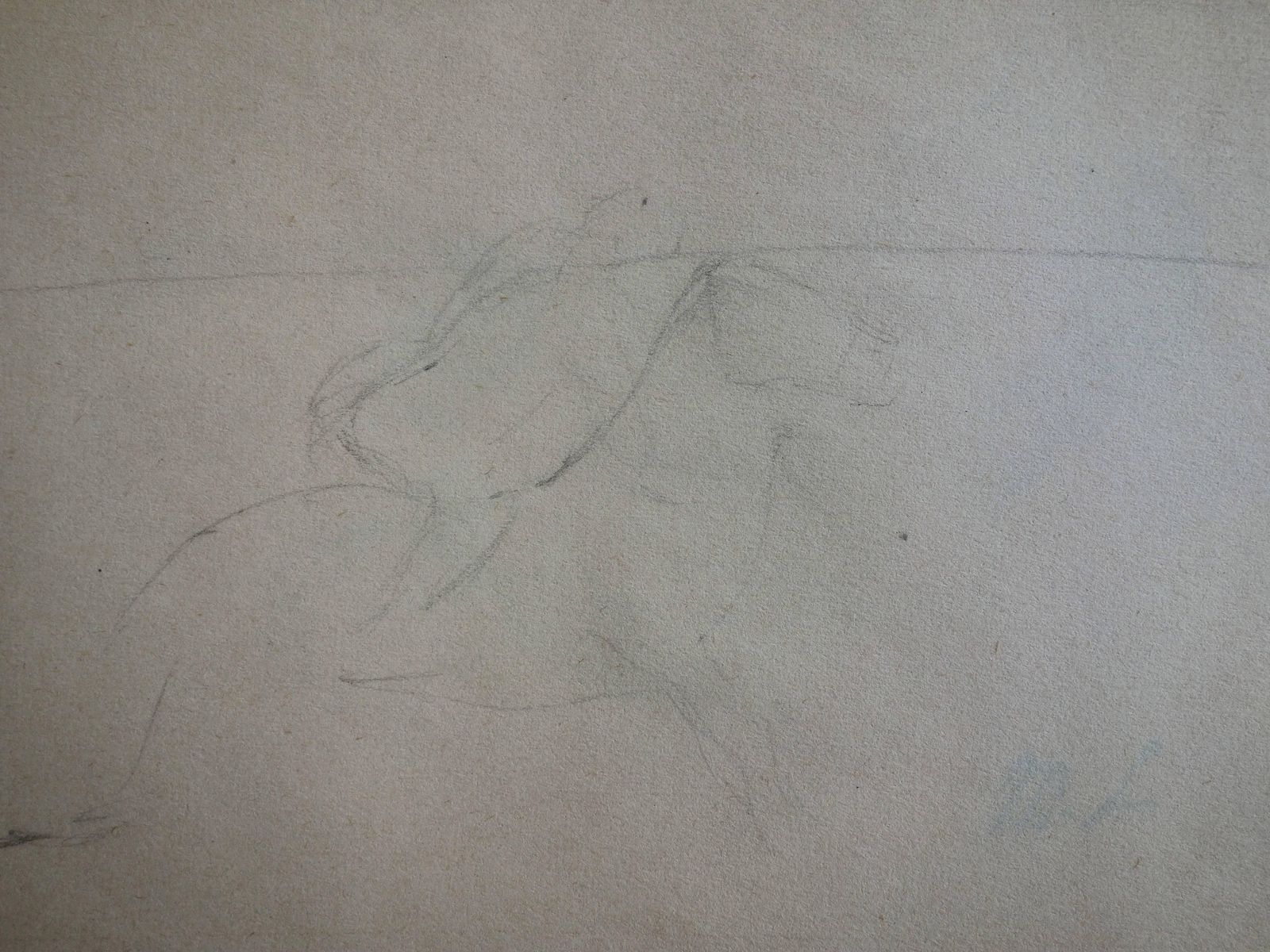 Marie Laurencindrawing Of Knight On Horse   Original Pencil Drawing photo furniture