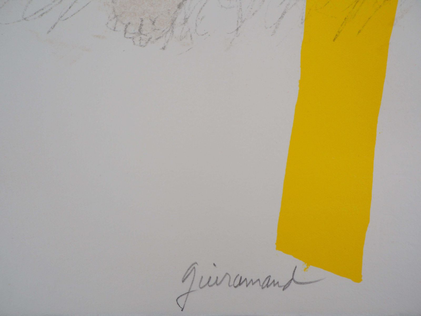 Paul Guiramandlovers In The Early Morning   Original Handsigned Lithograph1966 photo furniture