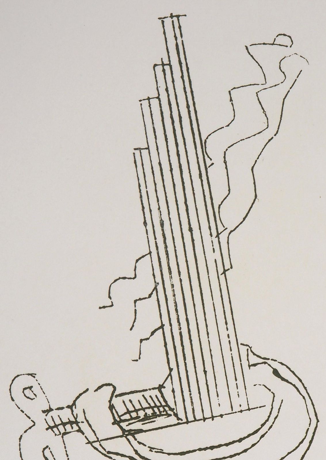 Man Raysurrealist Machine, Fausta, 1969   Original Handsigned Etching1969 photo Art