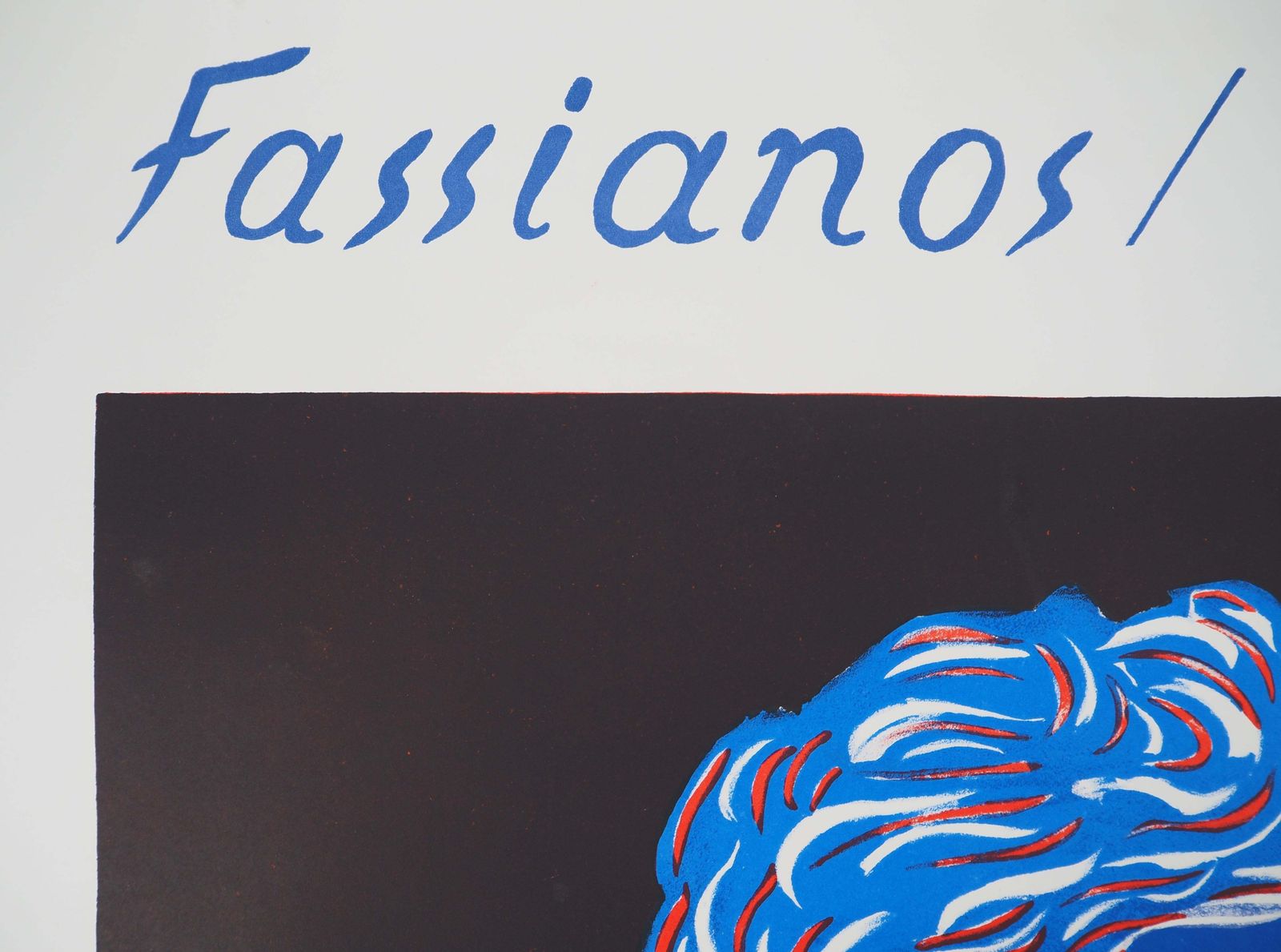 Alekos Fassianosgreece : Thinker With A Watch (Fiac 1978)   Original Lithograph, 19781978 photo furniture