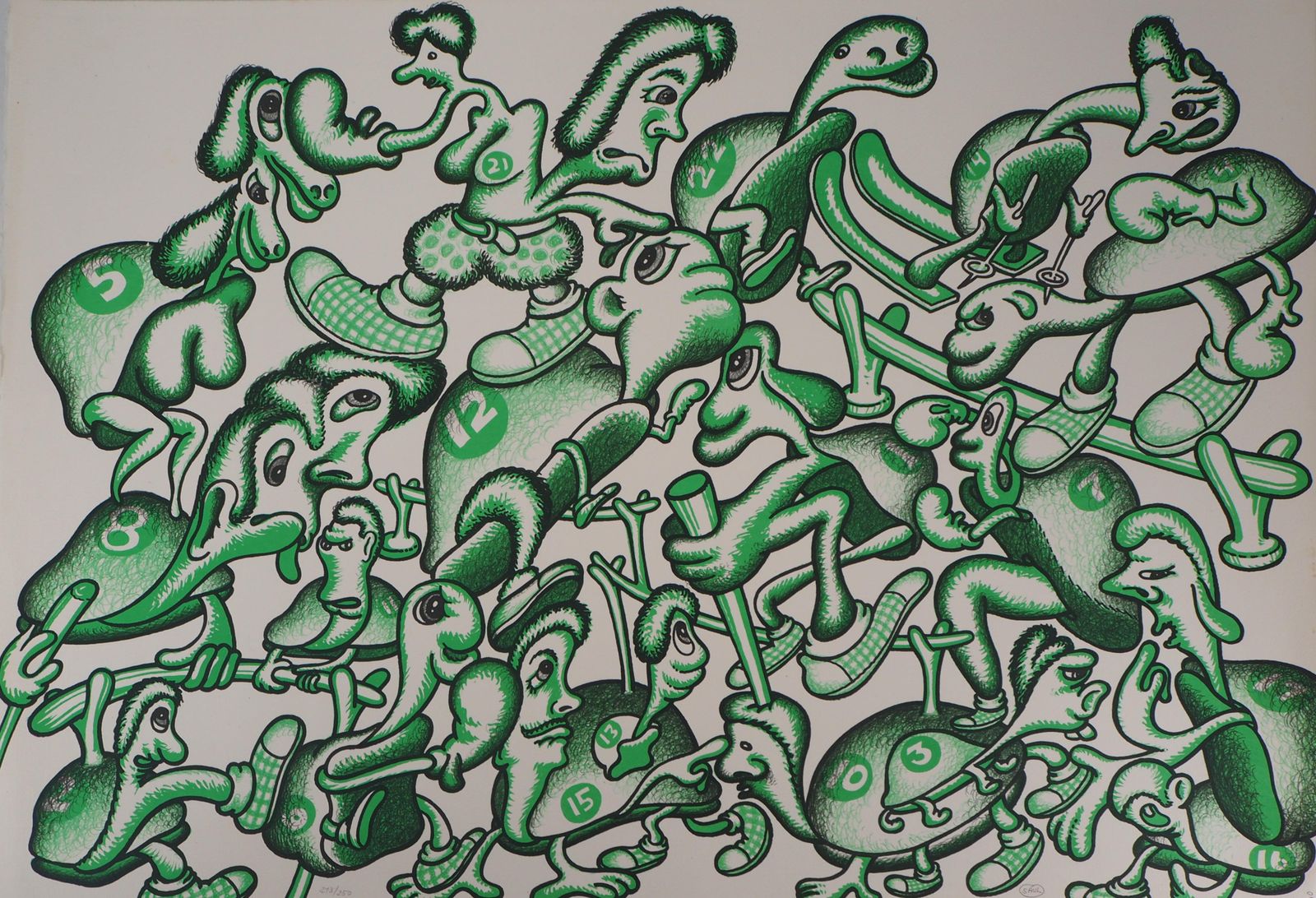 Peter Saulbarcelona Olympic Games : The Athletes   Original Lithograph, Handsigned & /2501992 photo 1020.0