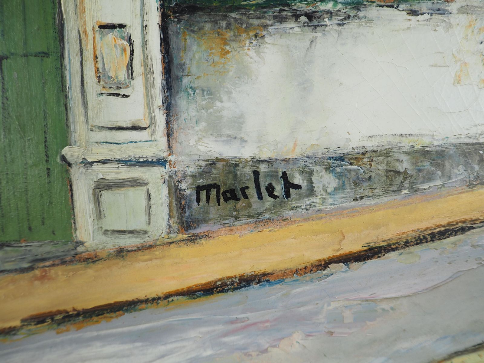 élisée Macletparis, Montmartre : Moulin De La Galette (The Mill)   Oil Painting   Signed photo furniture