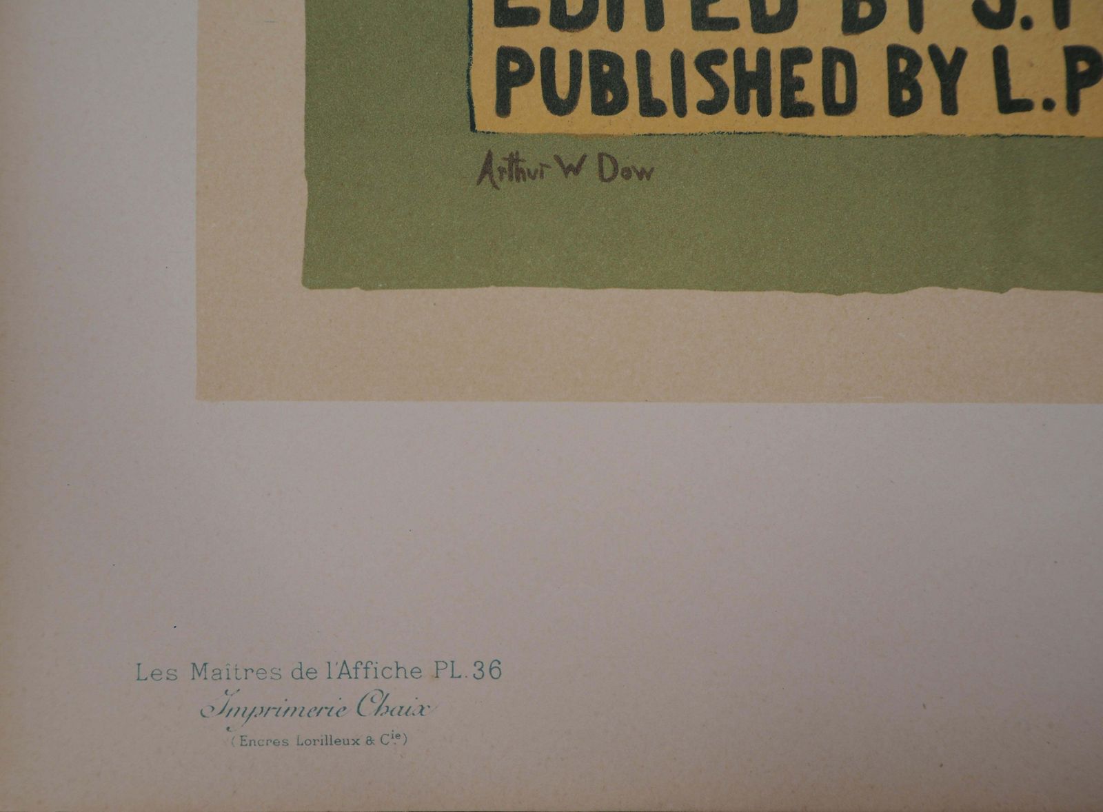 Arthur Wesley Dowmodern Art   Lithograph (Les Maîtres De L'affiche), 18951895 photo for sale