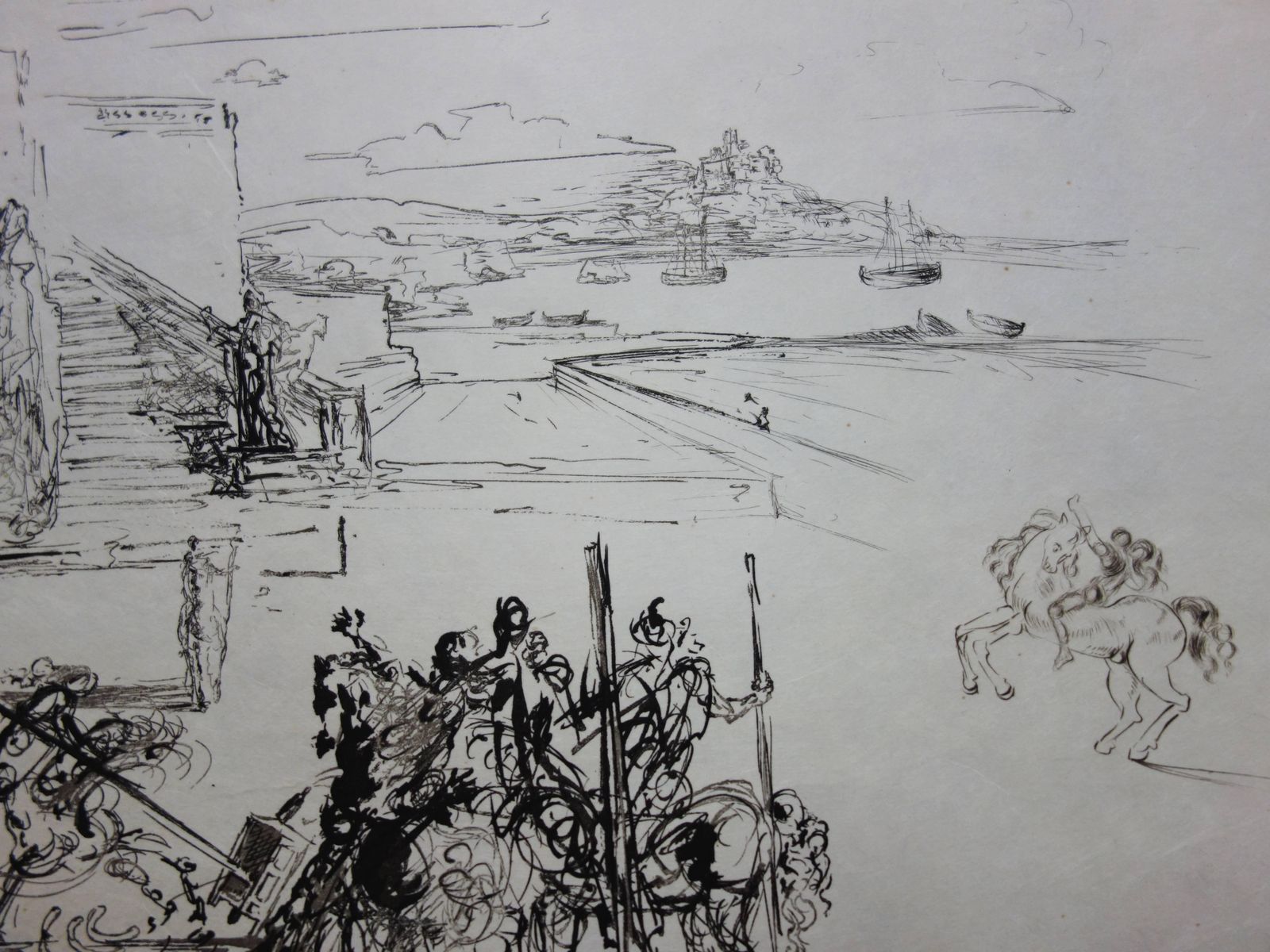 Rome And Cadaques   Original Etching   19731973 photo buy