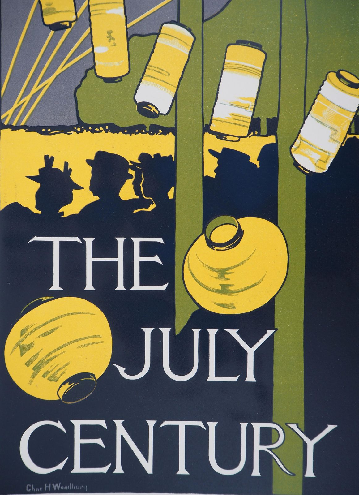 Charles Herbert Woodburythe July Century   Original Lithograph (Les Maîtres De L'affiche), 18951895 photo Art