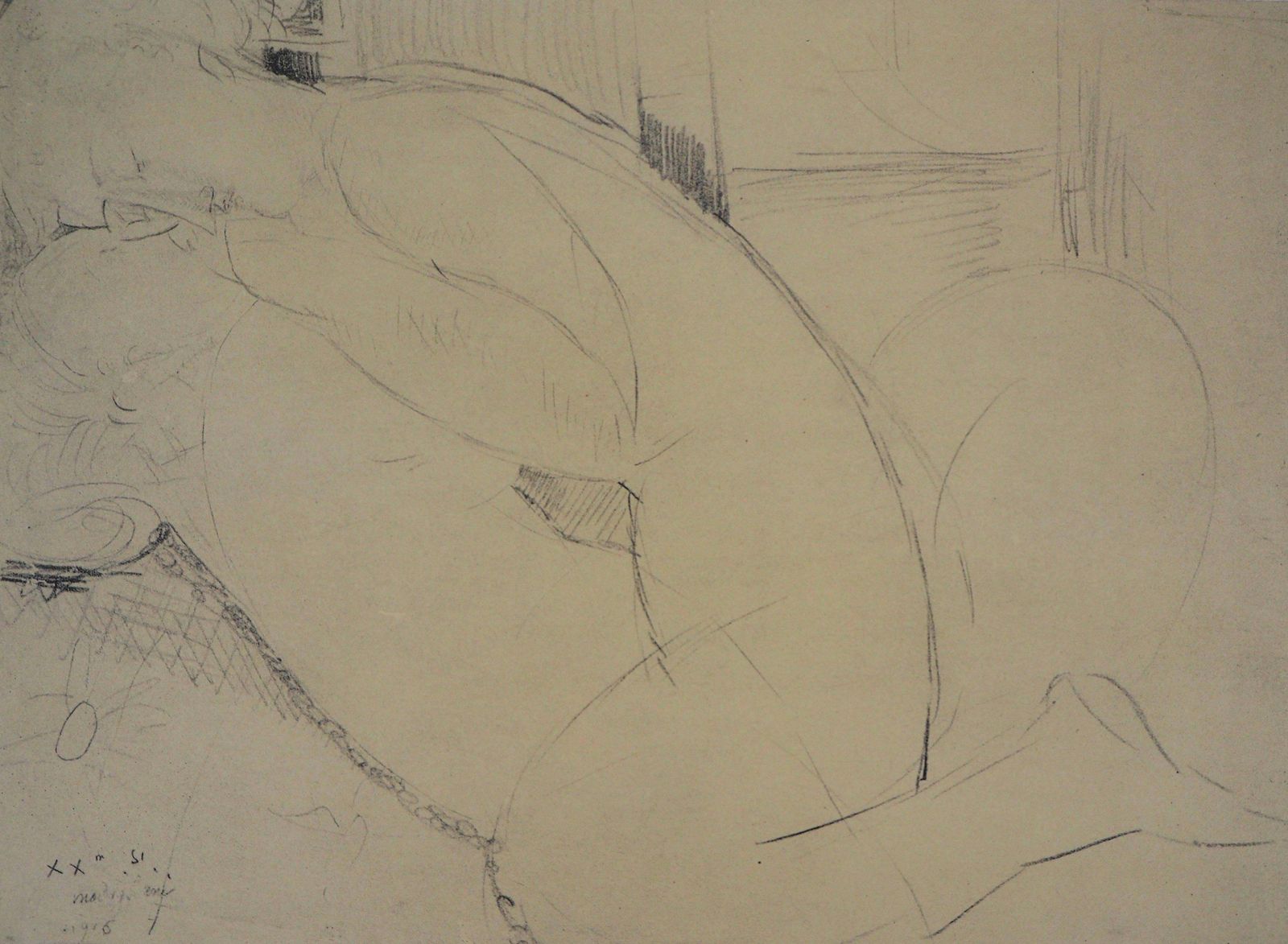 Lovers : The Kiss   Lithograph Signed In The Plate (Leda 1960)
