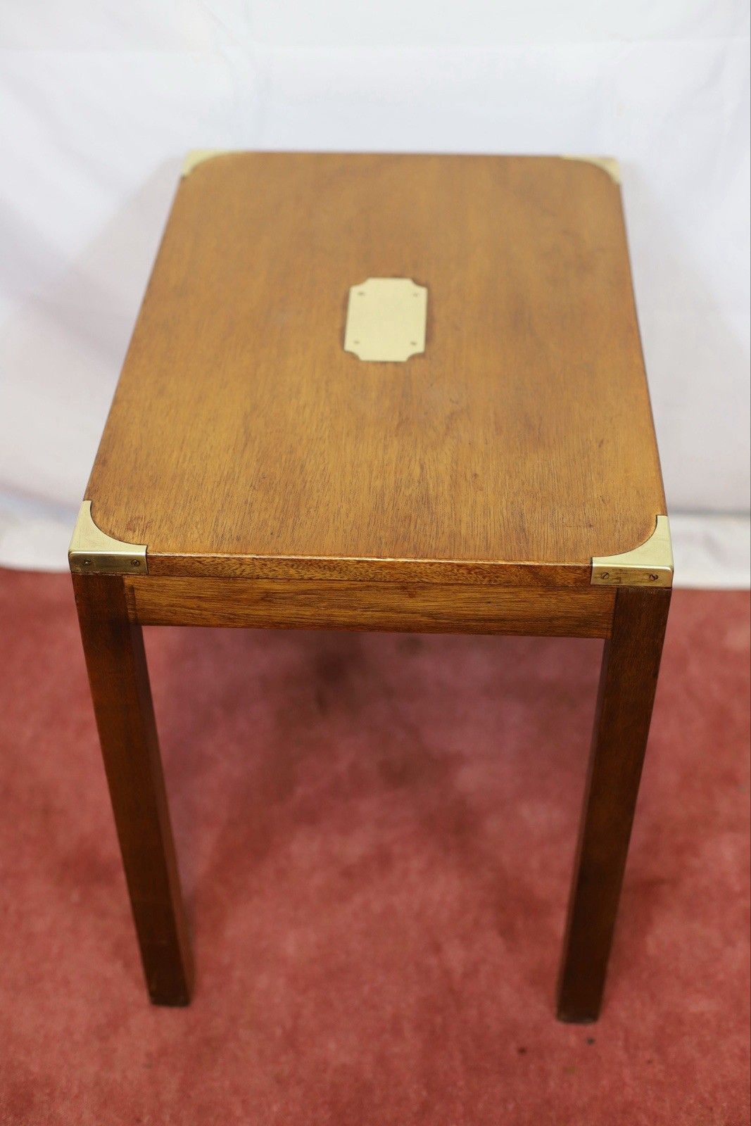 495.0 Lovely Campaign Style Nest Of Three Tables photo