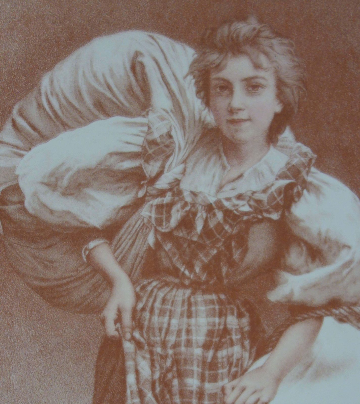 Camille F̩lix Bellangerthe Laundress   Original Lithograph   18971897 photo Art