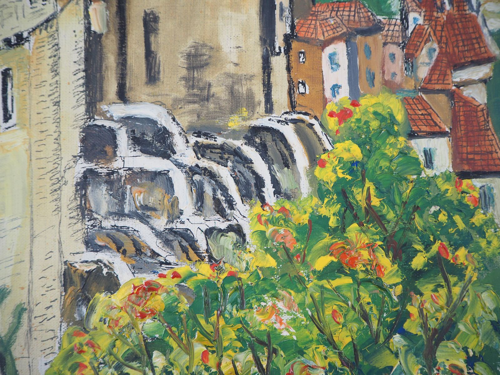 élisée Macletalsace : Haut Kœnigsbourg Castle   Original Oil On Canvas, Handsigned, C. 1930 photo buy