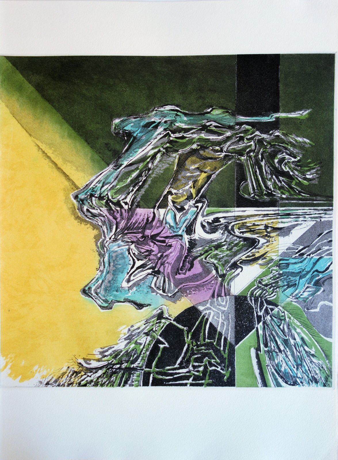 Jorge Perez Romanthe Lawyer   Original Color Etching And Aquatint   19671967