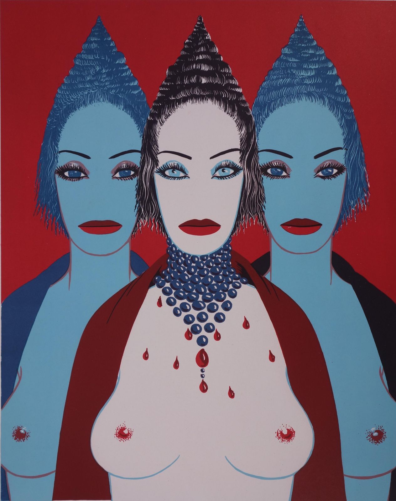 Felix Labissethree Nudes   Original Handsigned Lithograph   100 Ex (Mourlot)1976 photo for sale