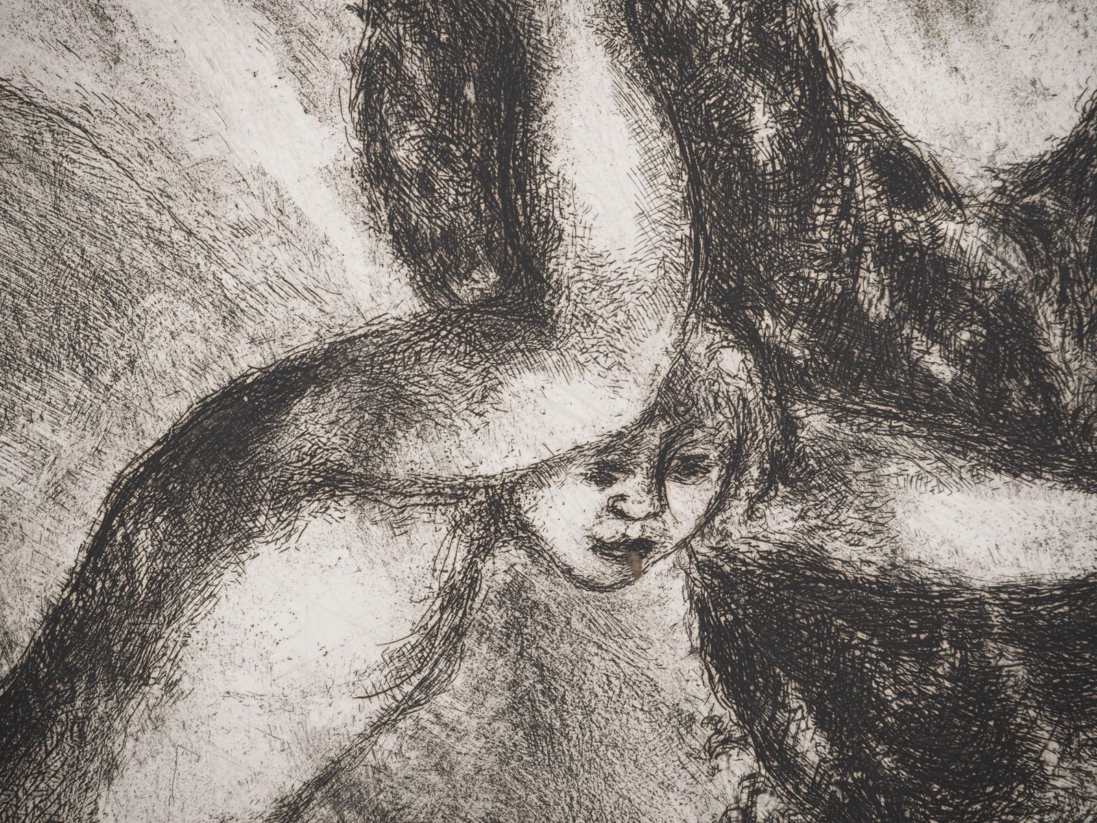 Marc Chagallbible : Samson And The Lion, 1939   Original Etching1939 photo Art