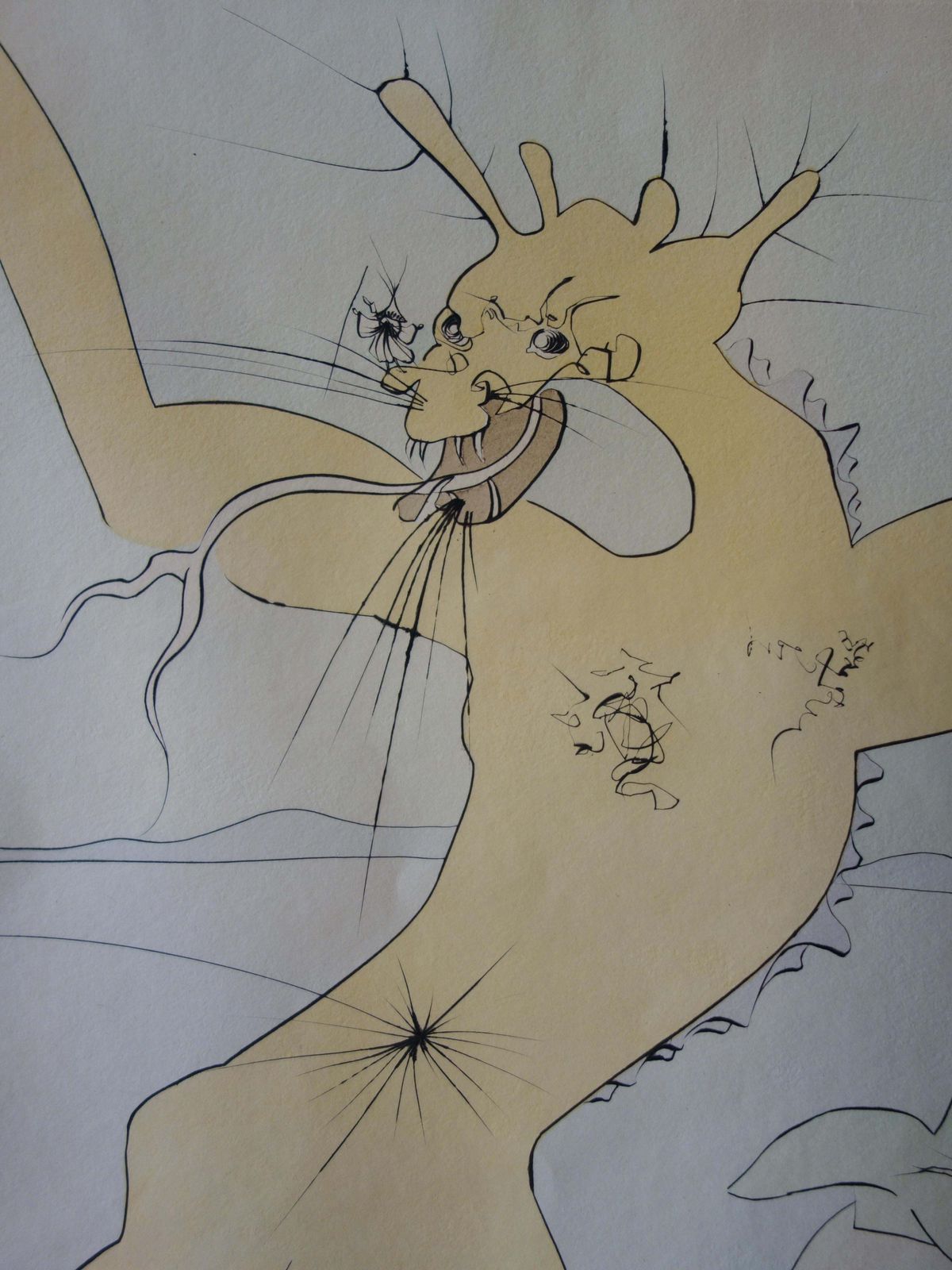 Salvador Dalí­Shunboshi : Little One Inch   Original Handsigned Etching / 75ex1976 photo Art