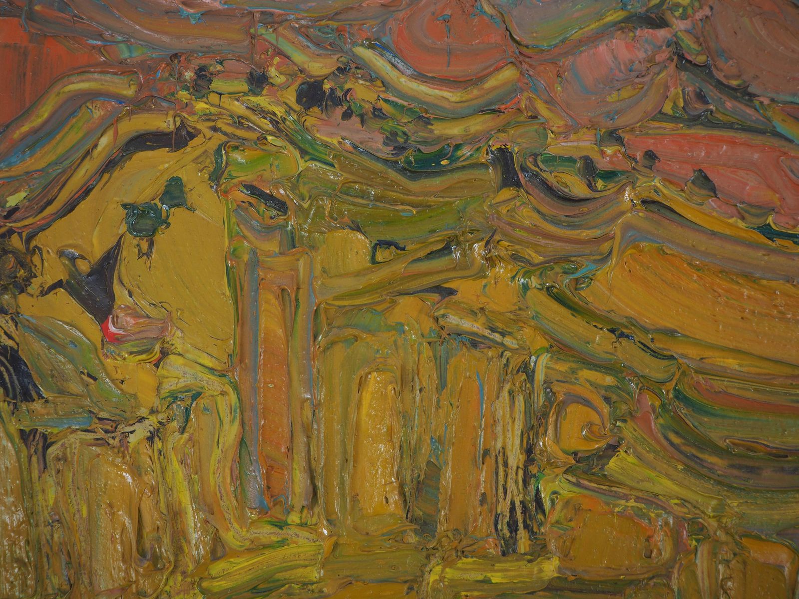 André Cottavozrise Of The Sun In Provence   Original Oil Painting, Signed photo vinterior