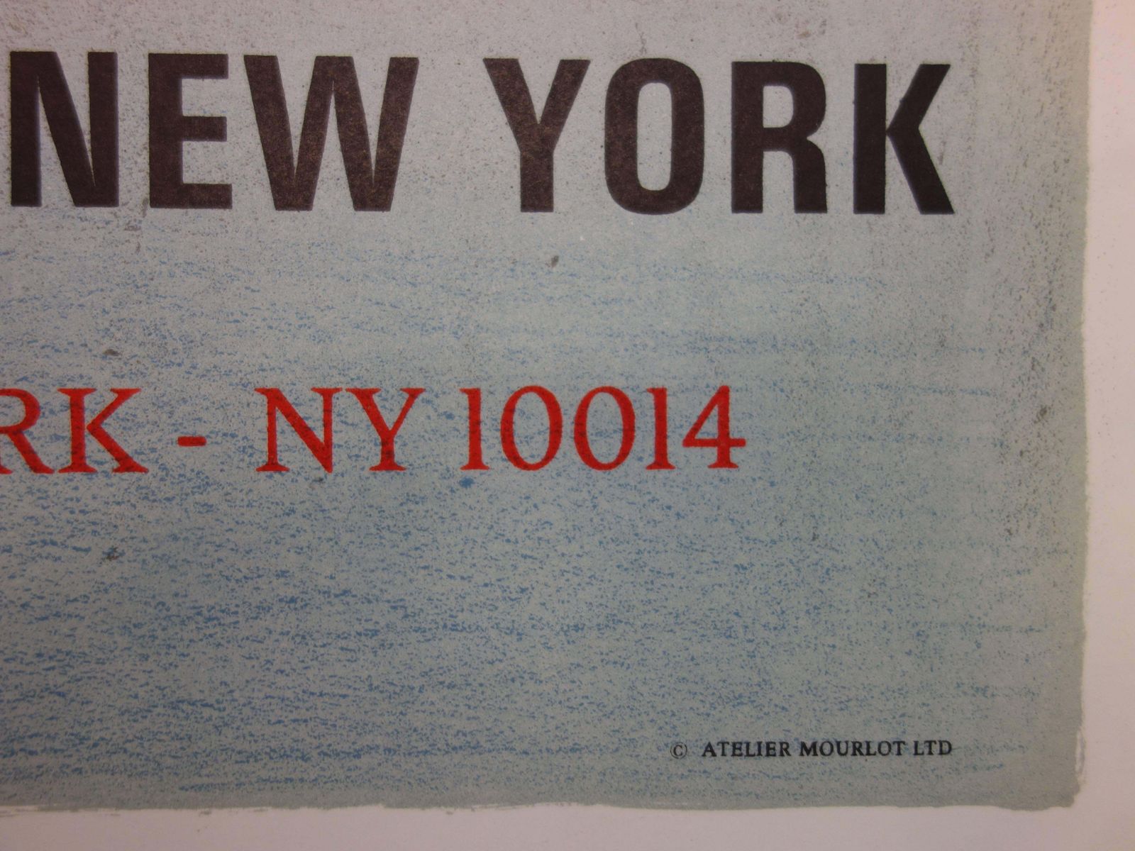 Bernard Buffetbuildings In New York   Original Lithograph   Mourlot 19671967 photo 340.0