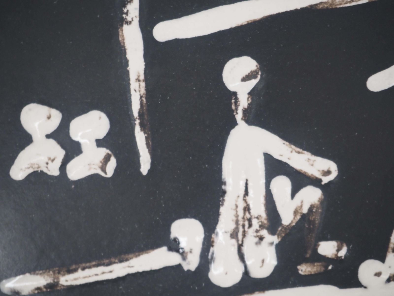 Pablo Picassoat The Sea, Beach Scene   Original Ceramic Madoura   Edition Of 450 (Ramié #391)1956 photo buy