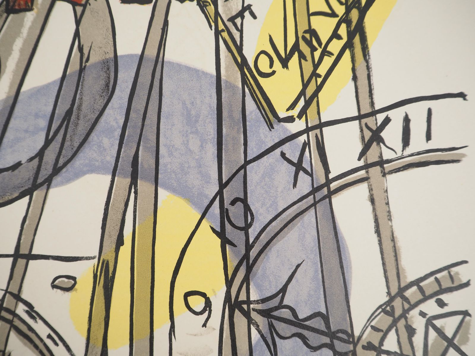 Fernand Légerthe City, The Train Station   Original Lithograph, Handsigned, 19591959 photo 773.0