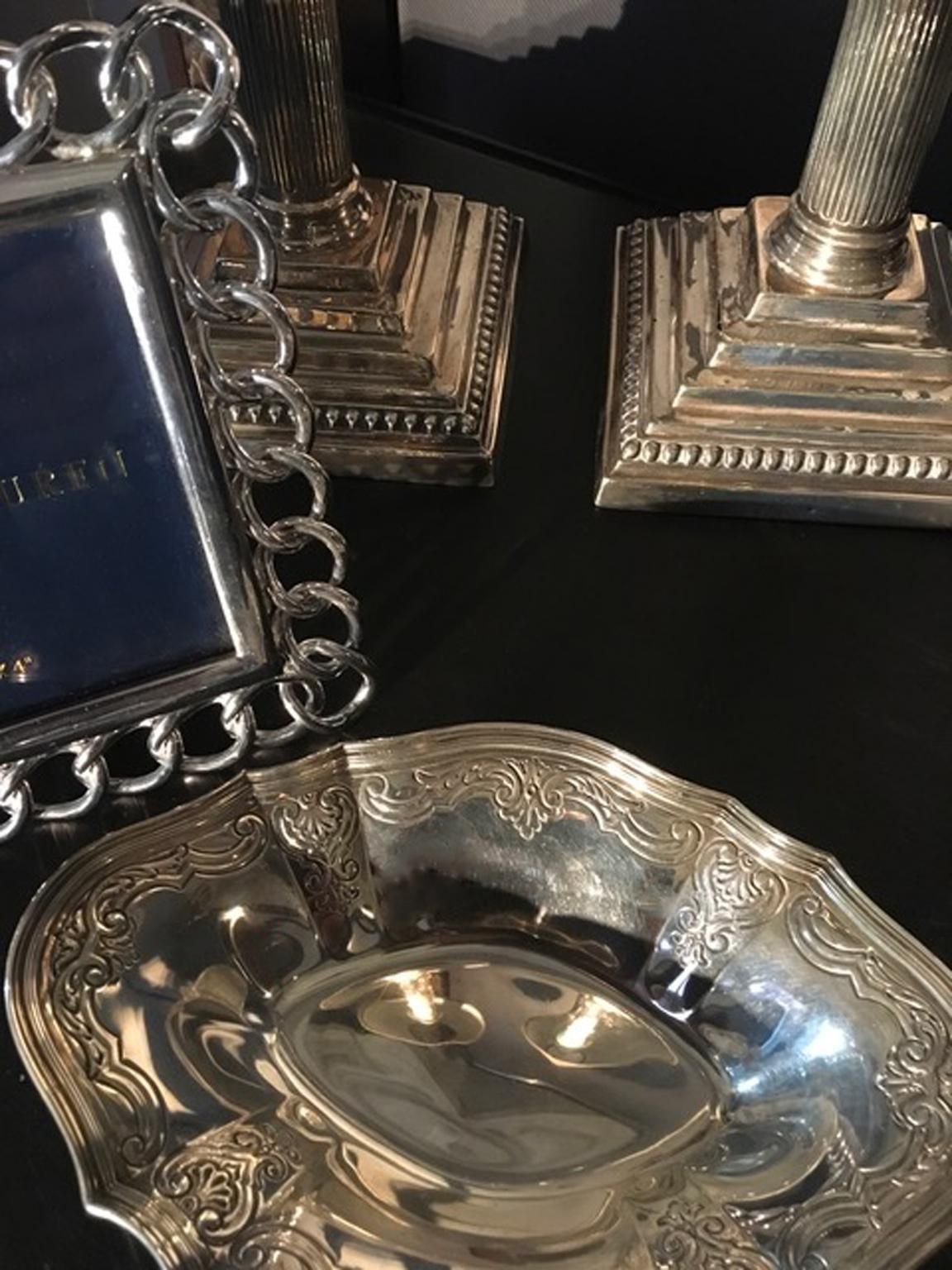 1700.0 New York Tiffany Late 19th Century Victorian Pair Of Sterling Silver Bowls photo