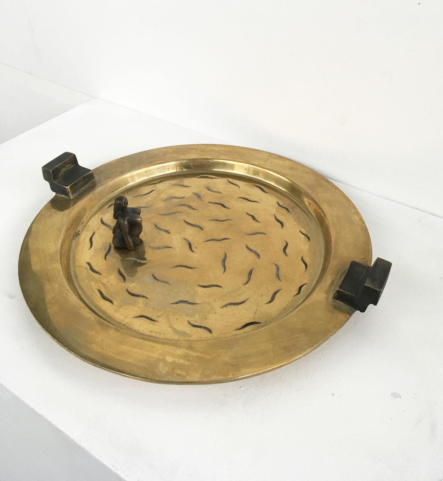 Art 1980 Italy Ugo La Pietra Bronze Abstract Sculpture Bellezza Al Bagno photo