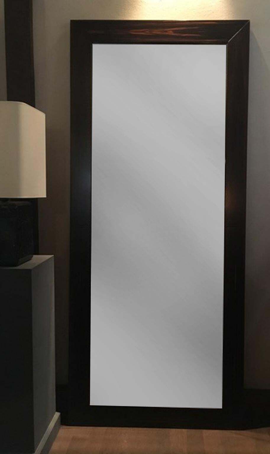 Italy Minimalist Design  Pair Of  Wooden Floor Wall Mirrors photo Home Decor