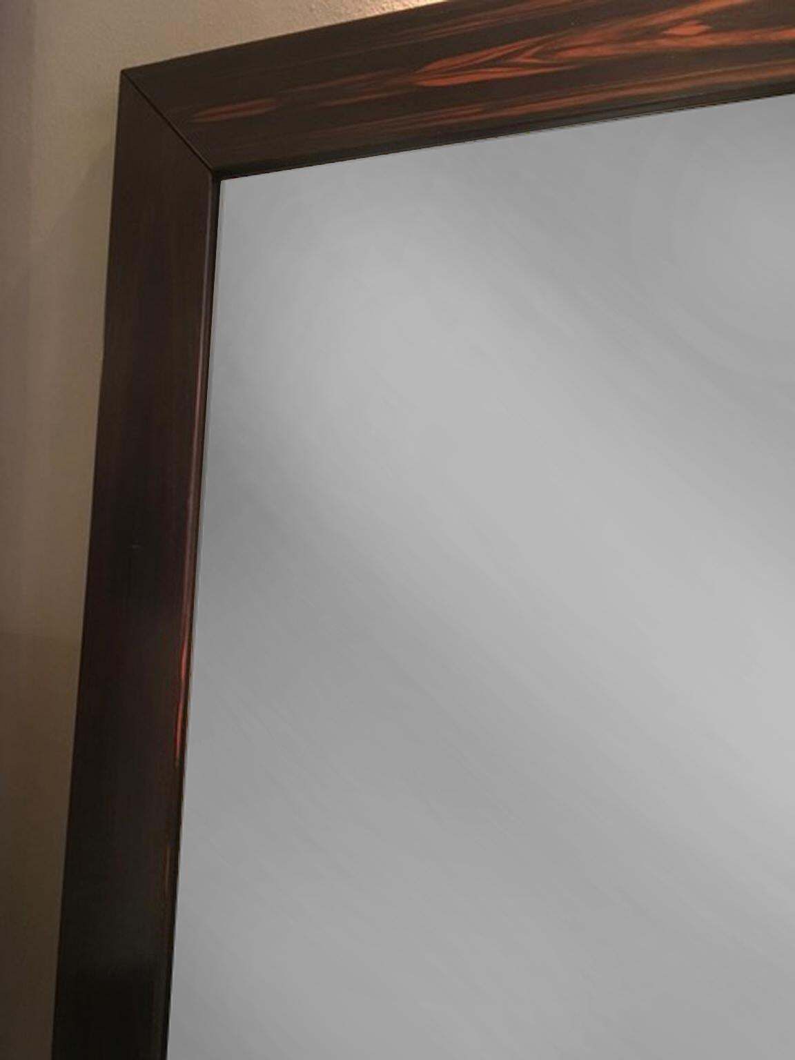Home Decor Italy Minimalist Design  Pair Of  Wooden Floor Wall Mirrors photo