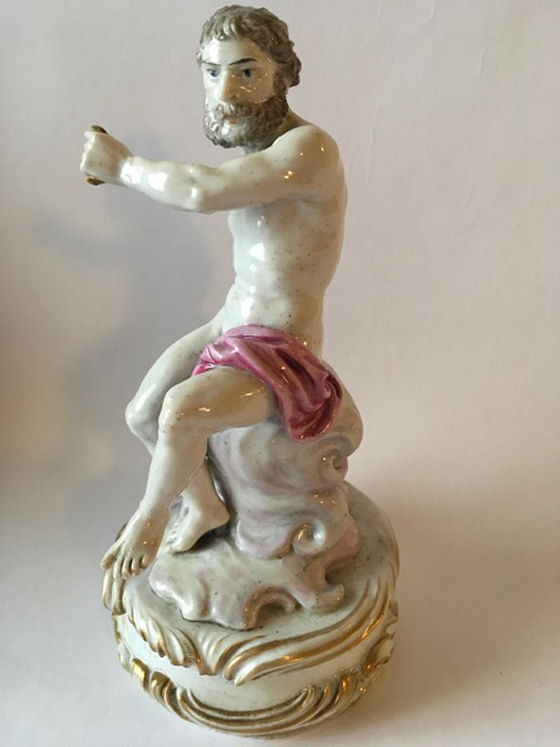 Europe 18th Century Attribuited To Meissen Porcelain Giove Figurine photo 1615.0