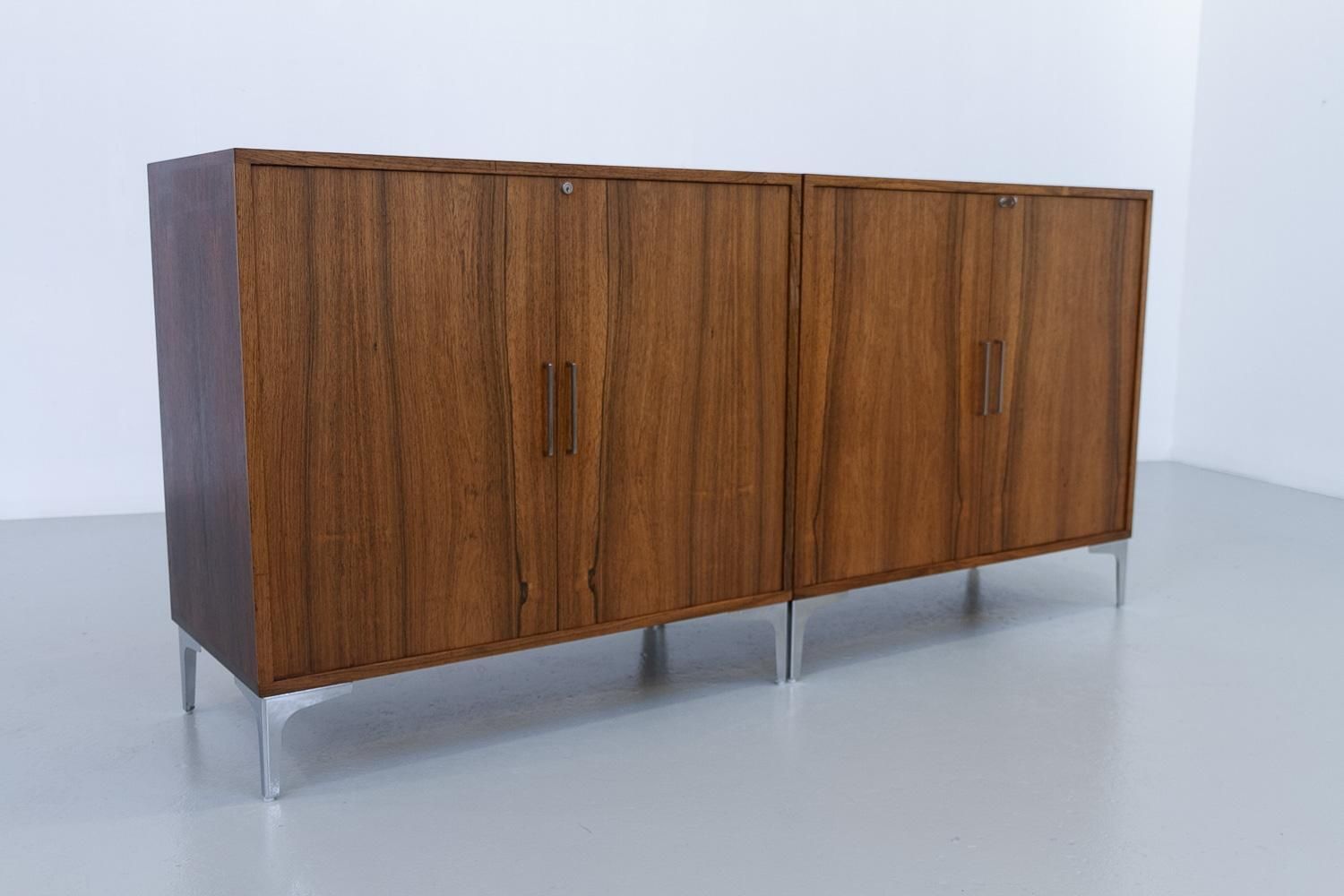 Danish Modern Rosewood Cabinets By Bjerringbro Savværk, 1960s. Set Of 2. photo furniture