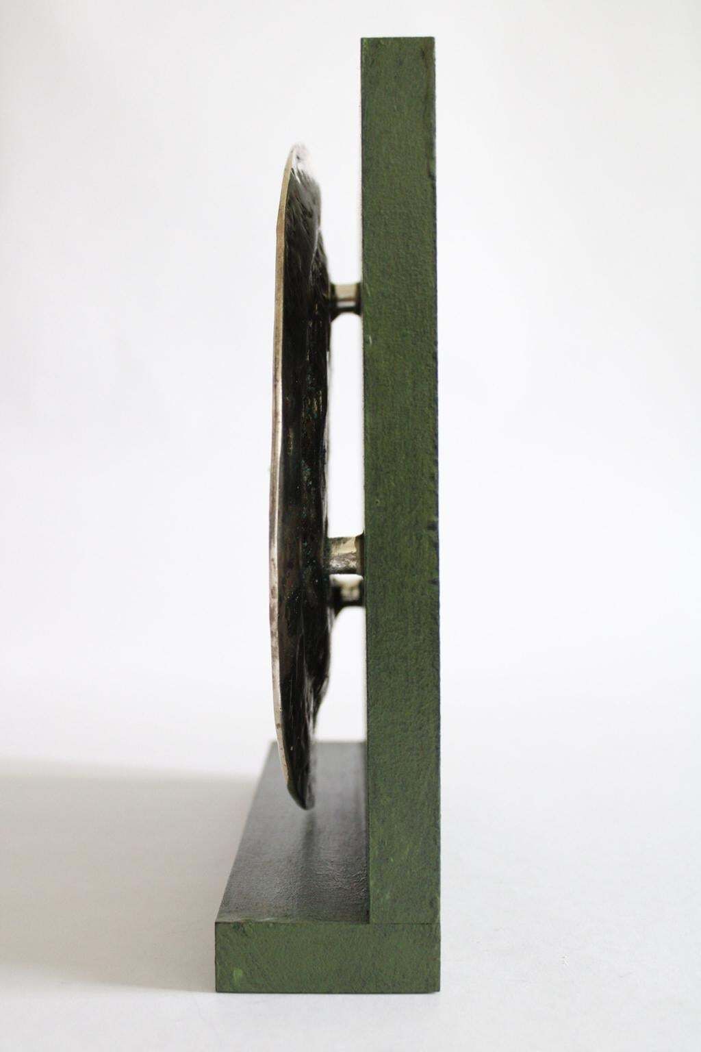photo vinterior Italy 1980 Post Modern Abstract Bronze Sculpture By Novello Finotti