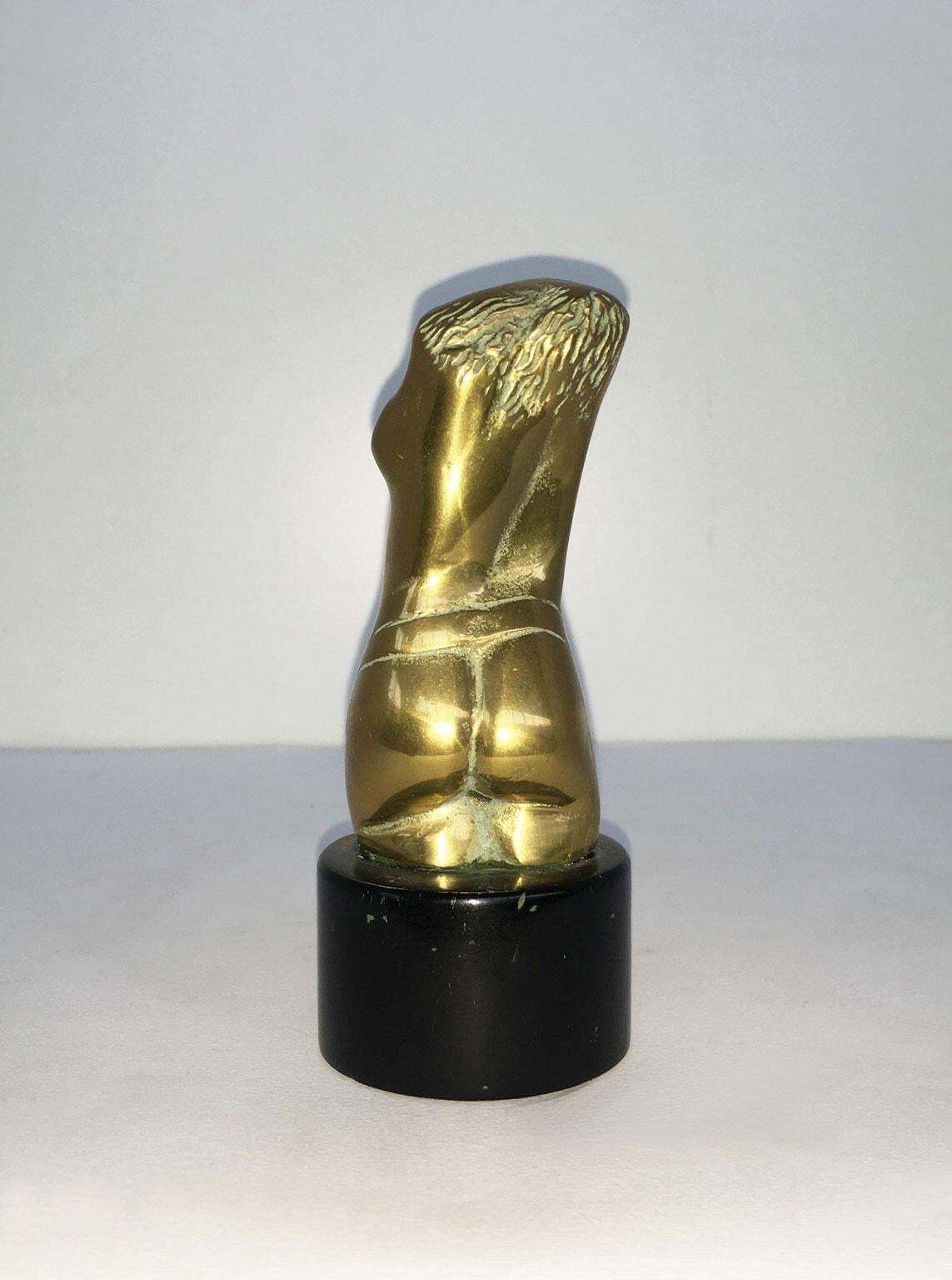 Art 1980 Italy Post Modern Bronze Abstract Sculpture By Alfredo Cifani Title Eos photo