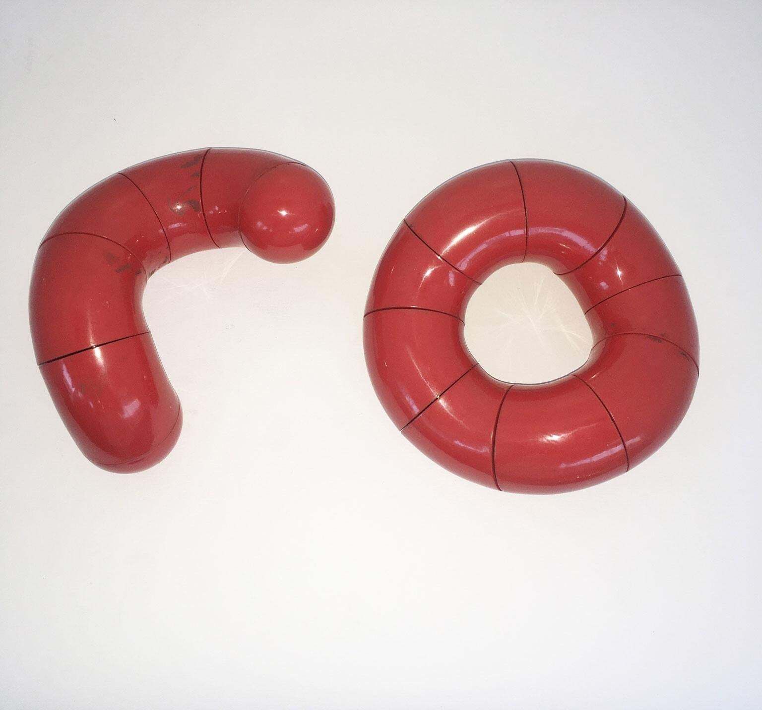 Art 1980 Italy Post Modern Abstract Kinetic Sculpture Les Simonnet  Polimorphes photo