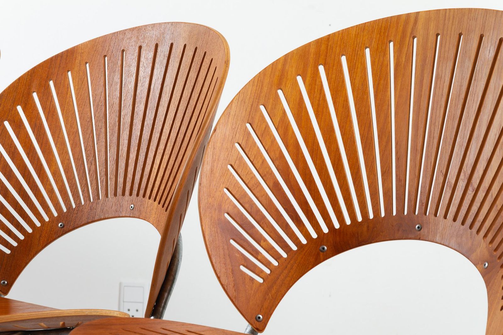 Trinidad Teak Dining Chairs By Nanna Ditzel 1990s Set Of 6 photo vintage