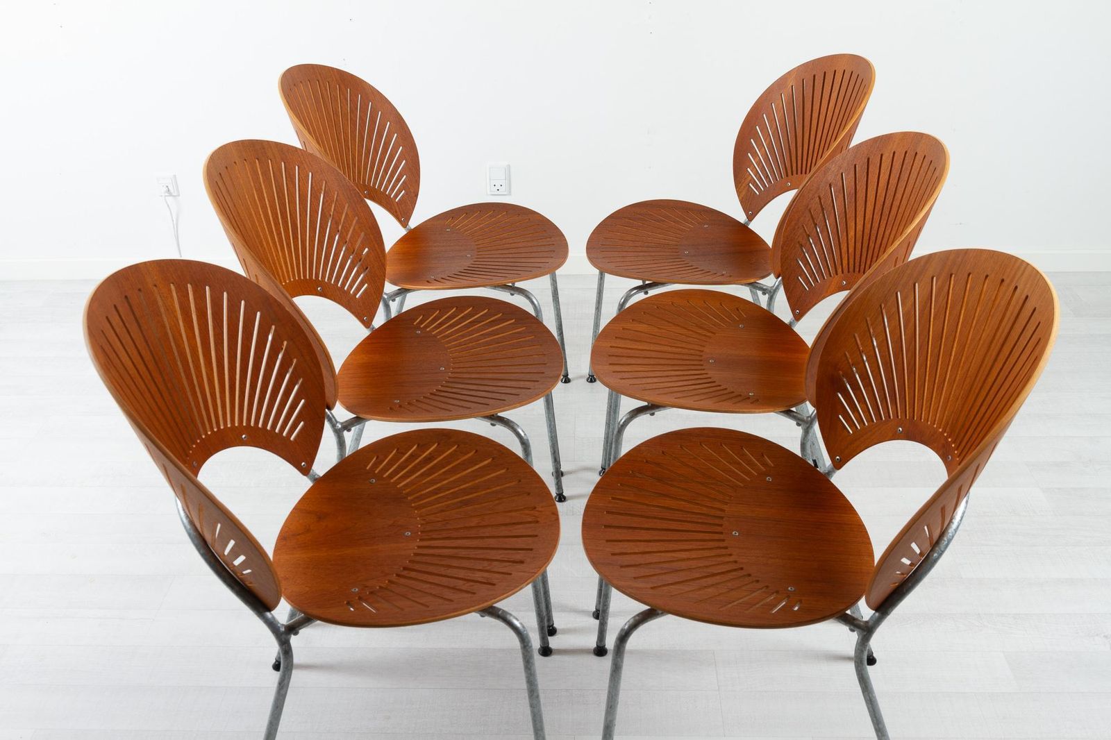 photo vinterior Trinidad Teak Dining Chairs By Nanna Ditzel 1990s Set Of 6