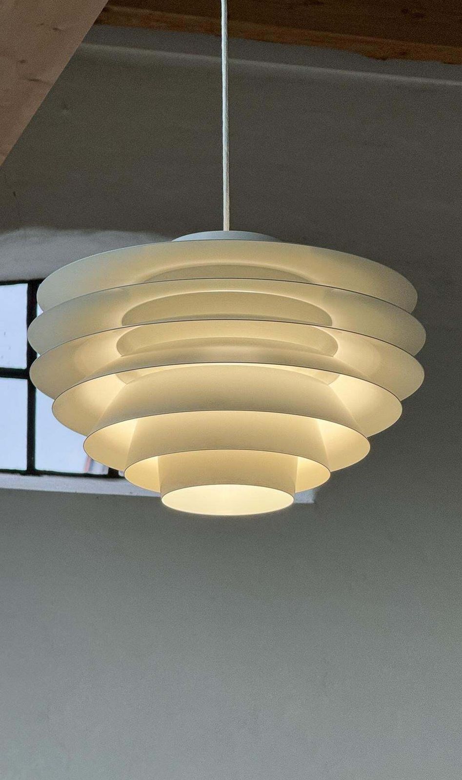 photo buy Vintage Scandinavian Modern Ceiling Pendant Verona 485 By Sven Middelboe, 1990s
