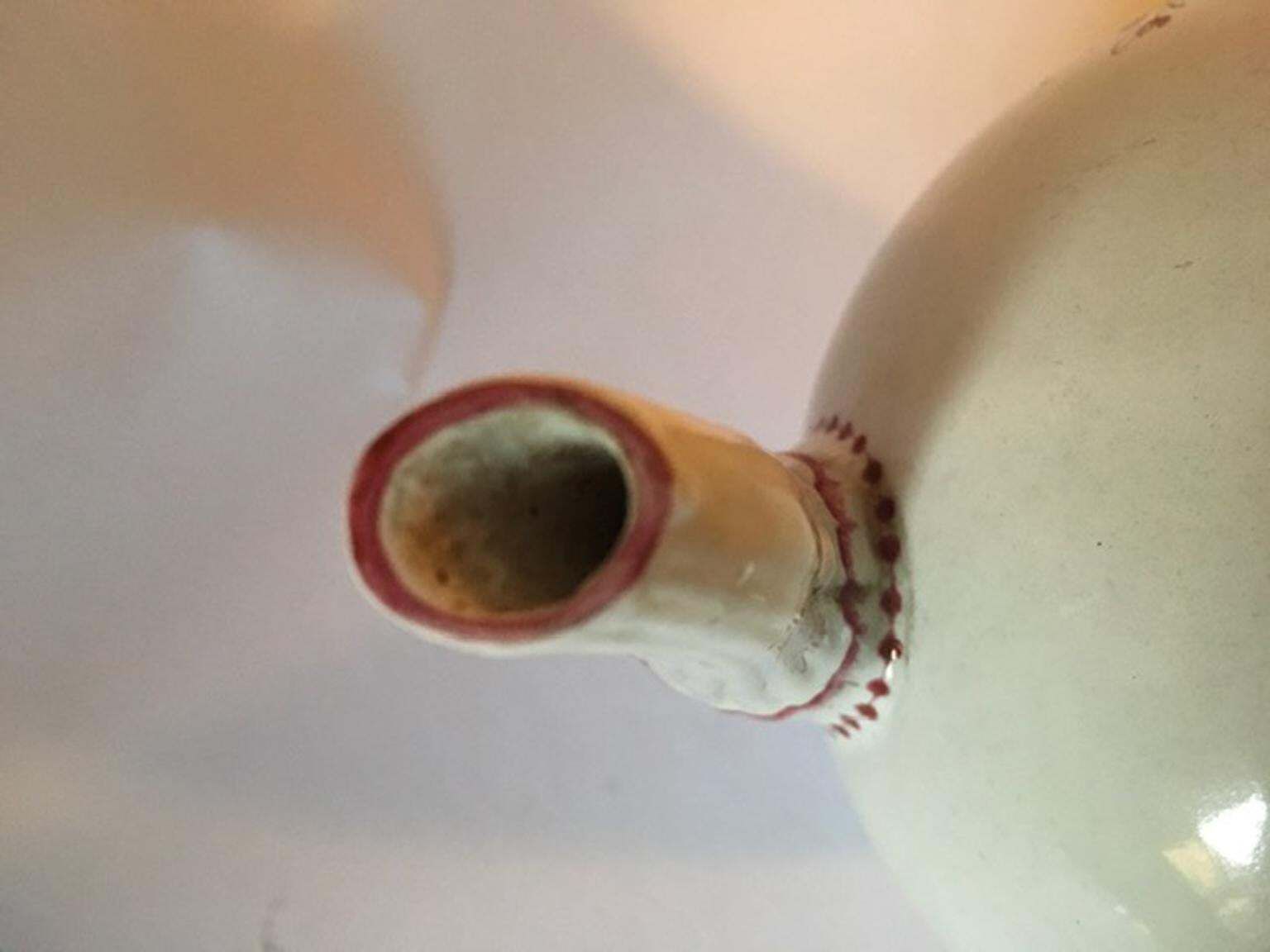 Italy Late 18th Century Doccia Richard Ginori Porcelain Tea Pot Floral Drawings photo buy