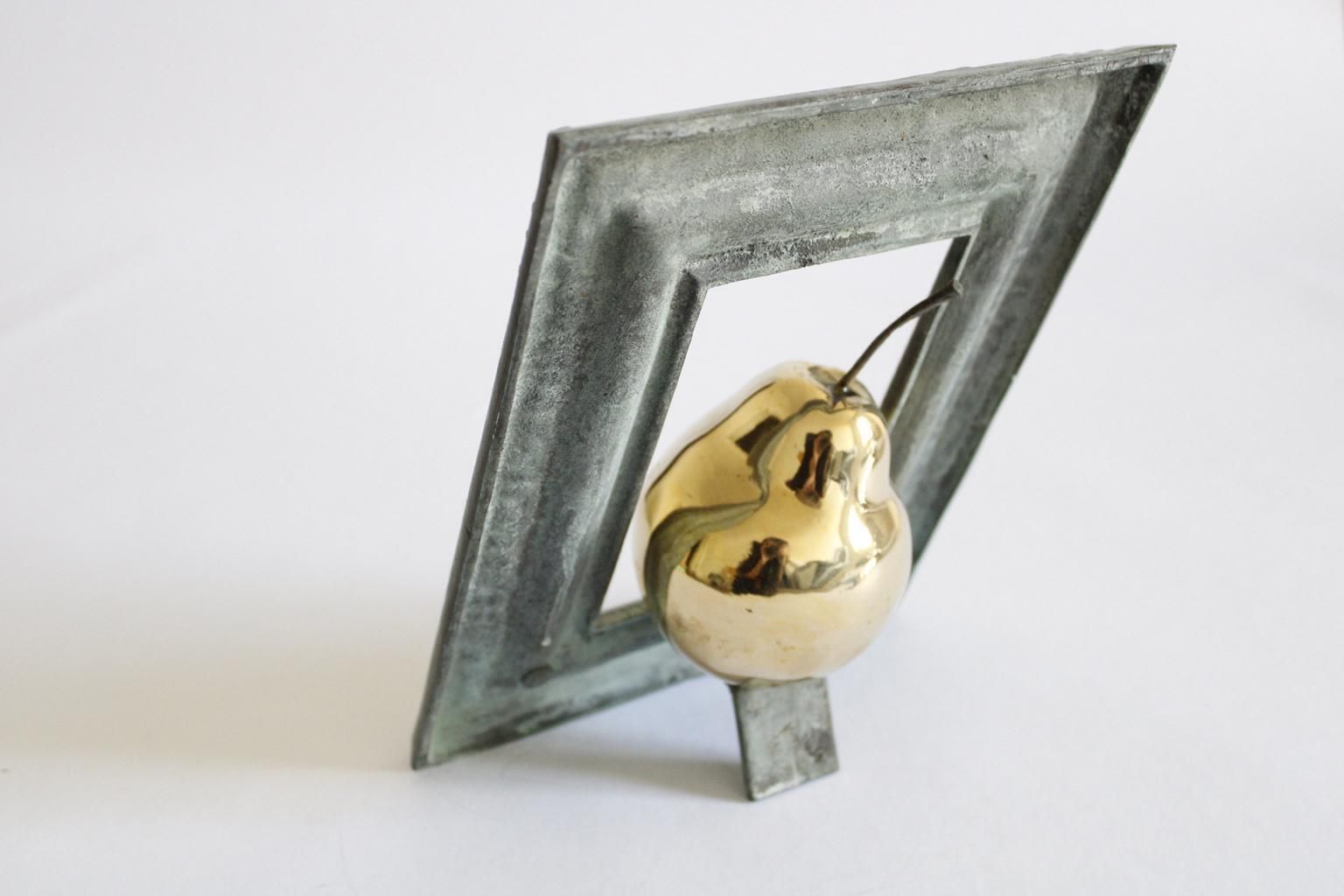 1028.0 Italy 1980 Post Modern  Abstract Bronze Sculpture By Concetto Pozzati photo