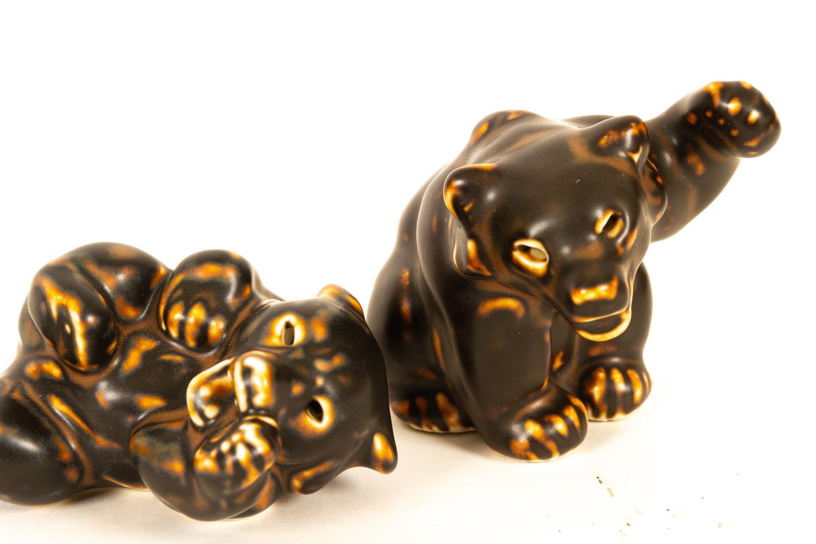 Danish Bear Cubs Figurines By Knud Kyhn For Royal Copenhagen, 1950s, Set Of 4 photo Home Decor