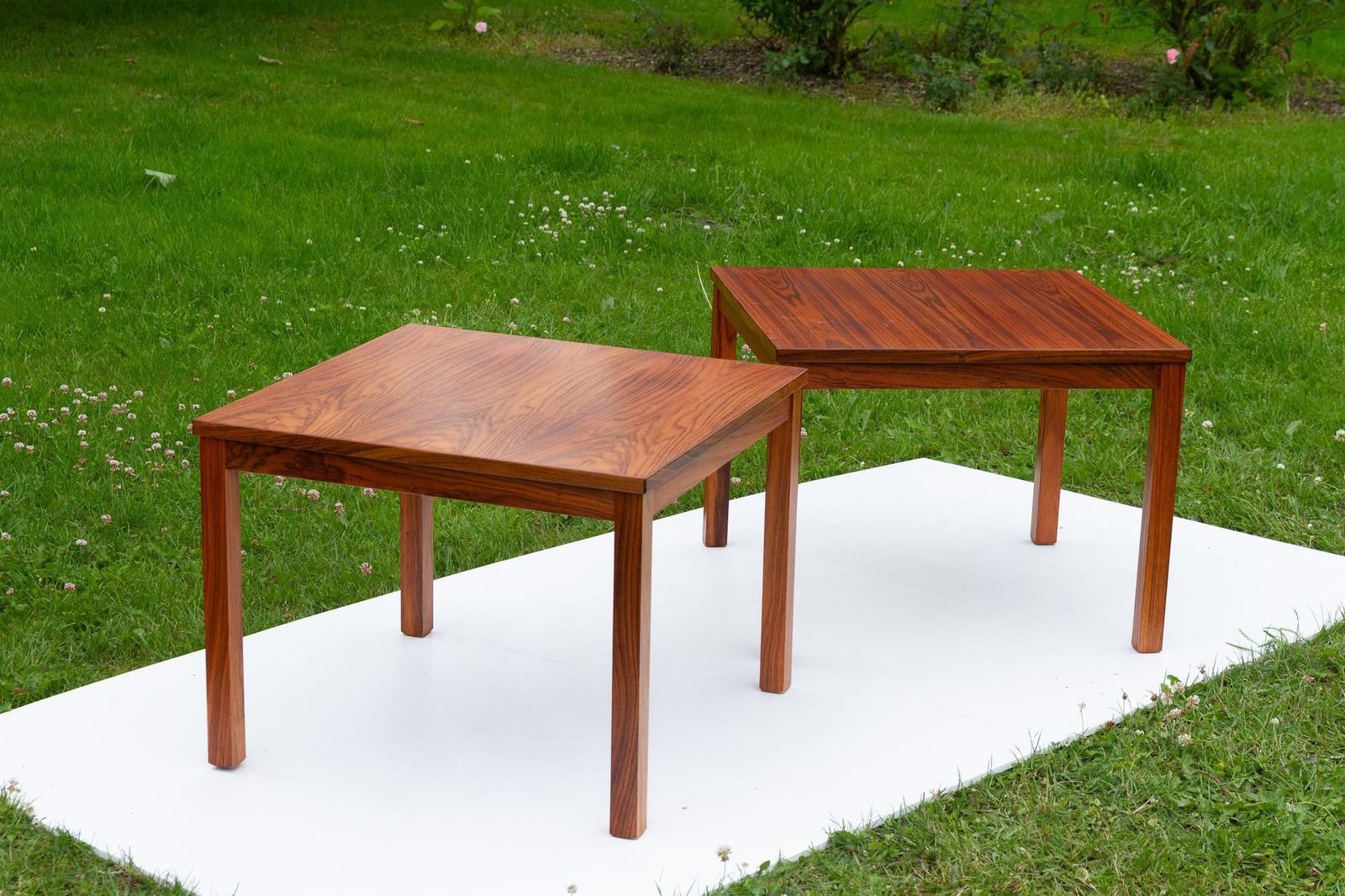 Danish Modern Rosewood Side Tables, 1960s, Set Of 2 photo furniture
