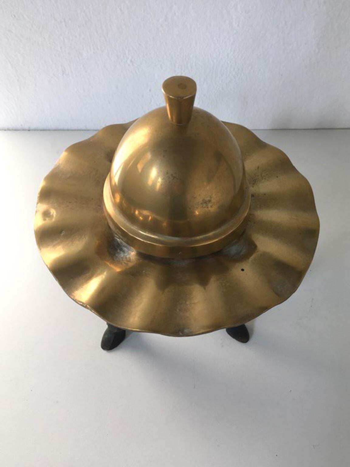 photo vinterior Italy 1980 Ugo La Pietra Abstract Bronze Sculpture Four Dance Steps