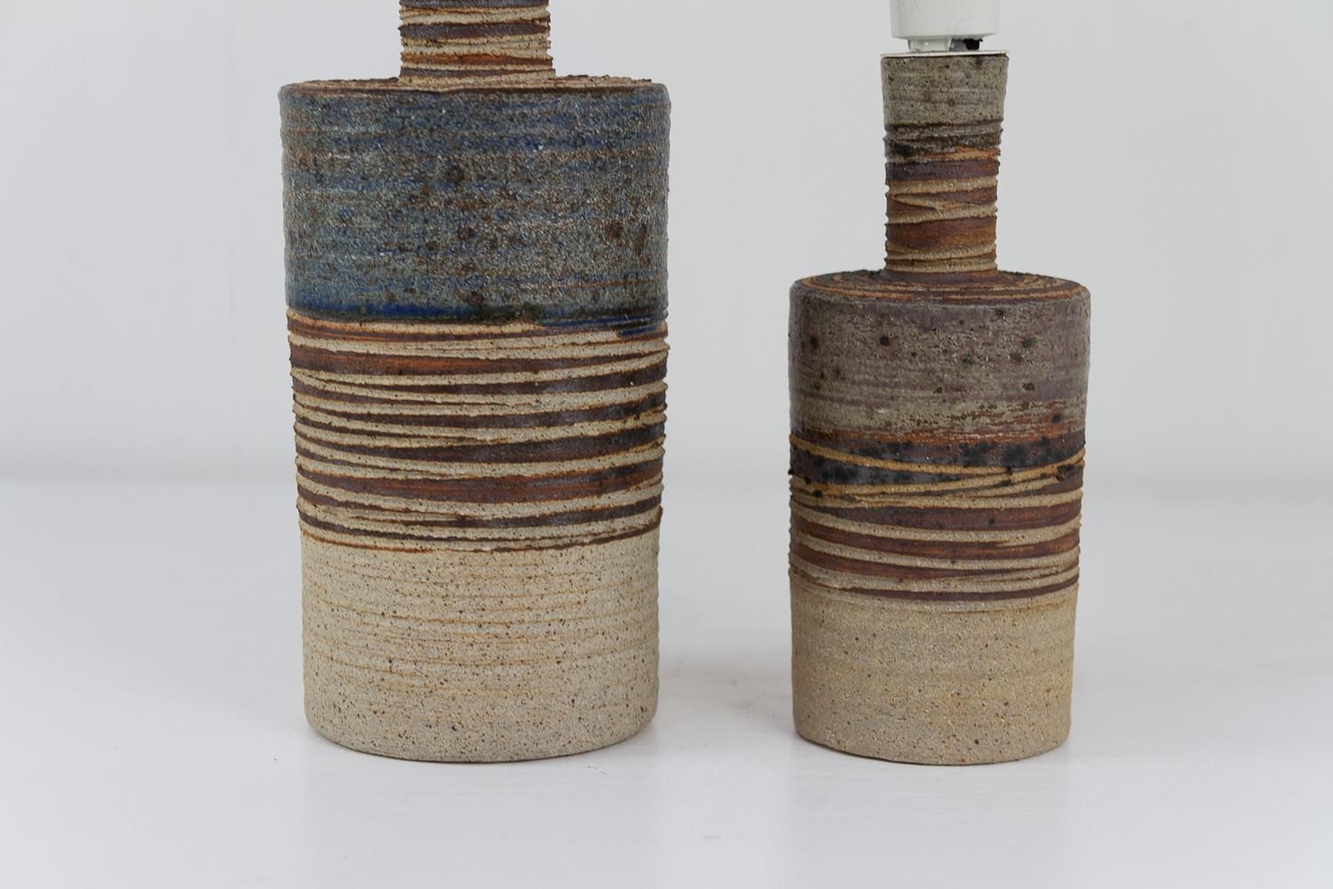 Danish Modern Tue Poulsen Ceramic Table Lamps, 1960s. Set Of 2. photo furniture