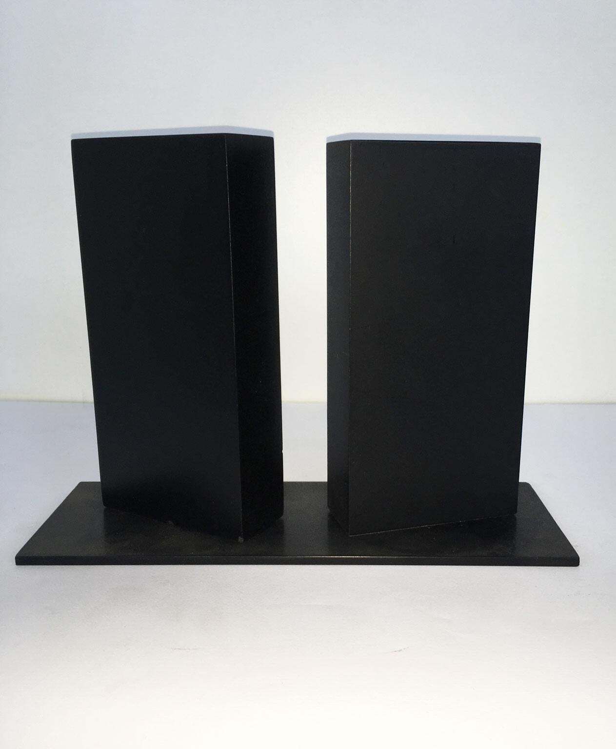 Art Italy 1980 Bronze Abstract Sculpture Walter Valentini Tavole Panels photo