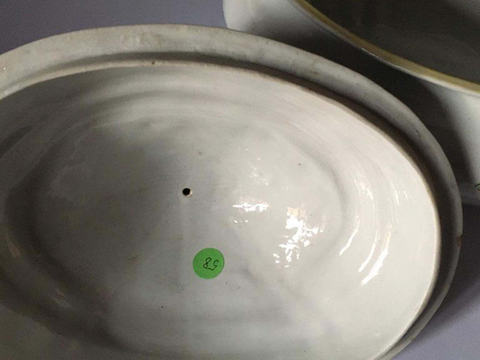 photo buy Italy Late 18th Century Porcelain Richard Ginori Doccia Soup Bowl