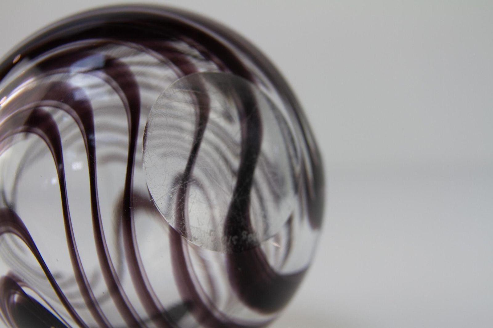 Vintage Danish Tear Drop Glass Vase By Holmegaard, 1970s photo vinterior