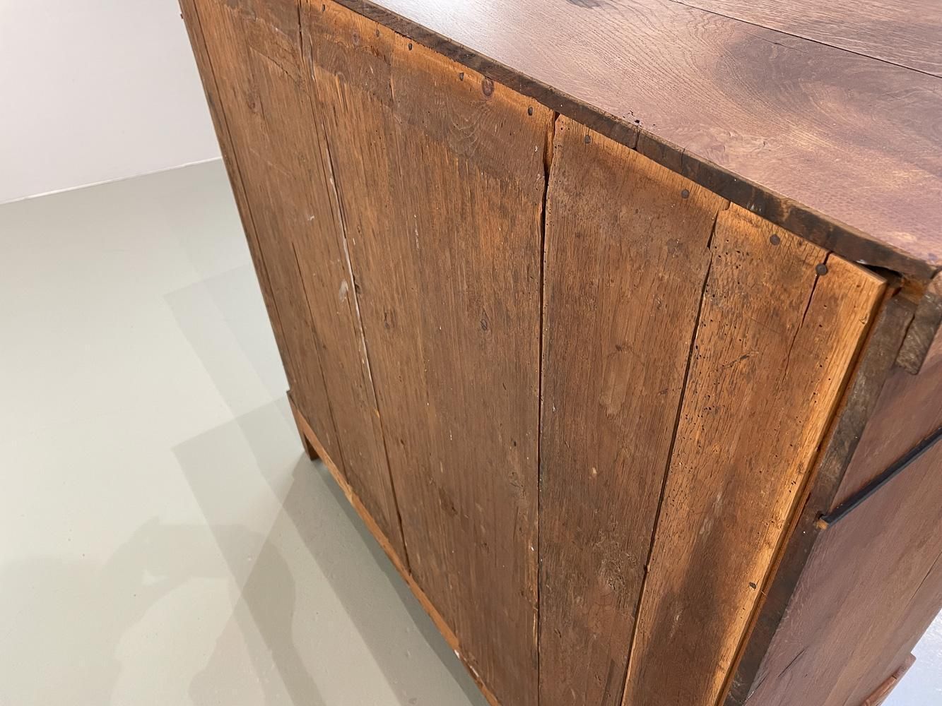 photo furniture Antique Danish Oak Chest Of Drawers, Ca. 1800.