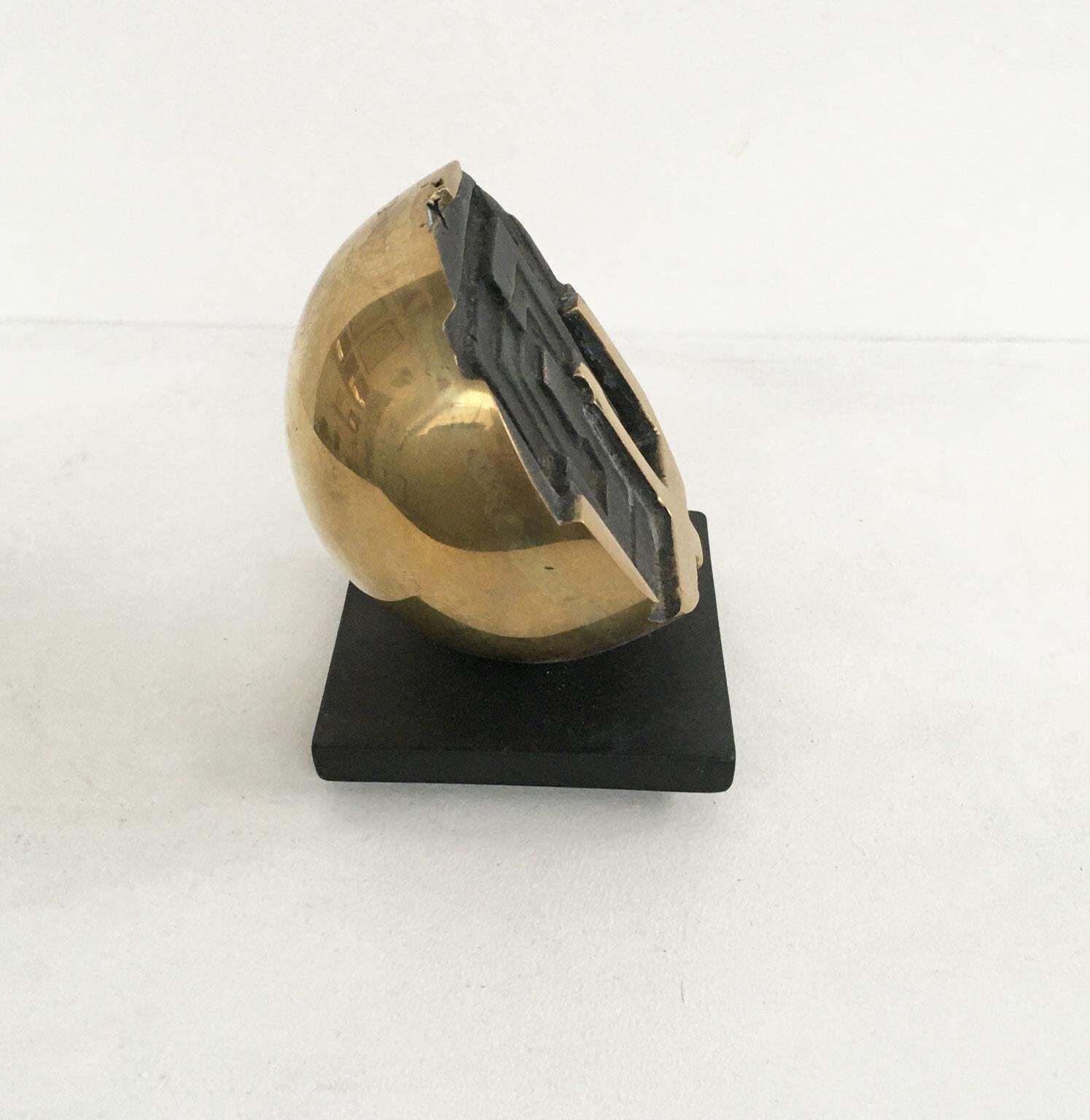 1978 Italy Bronze Abstract Sculpture By Fanna Roncoroni Labirinto Labyrinth photo 765.0