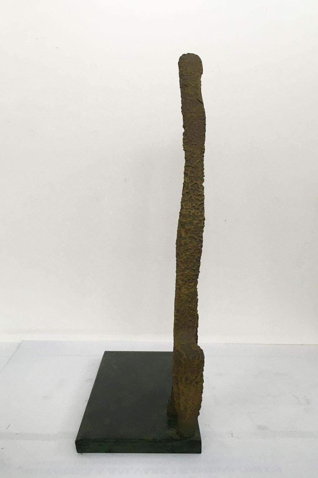 photo buy 1970 Italy Bronze Abstract Sculpture By Urano Palma Omaggio A Giacometti