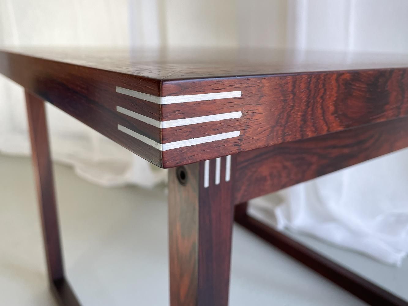 Danish Modern Rosewood Side Table By Rud Thygesen For Heltborg Møbler, 1960s. photo for sale