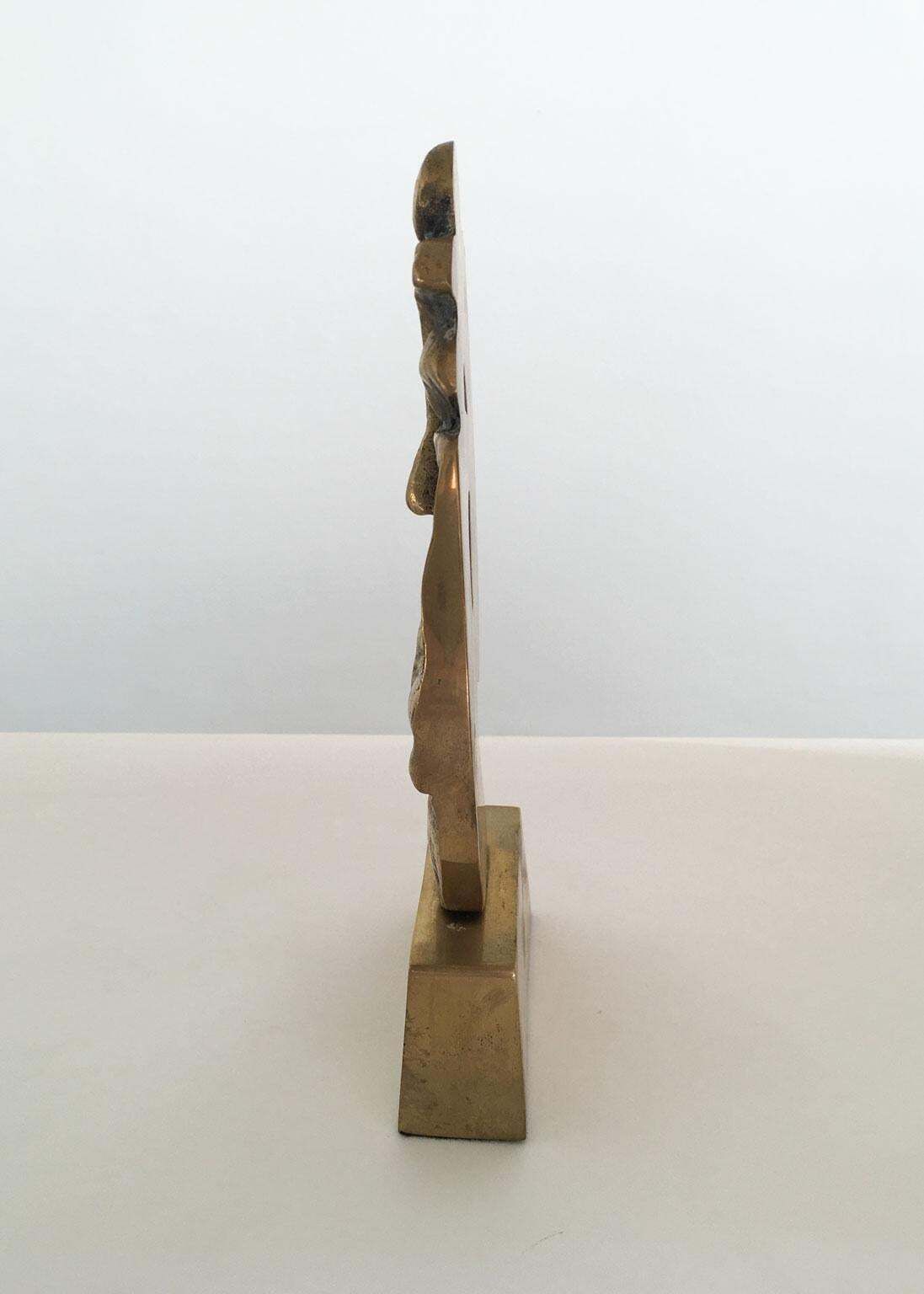 photo furniture 1980 Italy Post Modern Rodica Tanasescu Bronze Abstract Sculpture Title Incontro