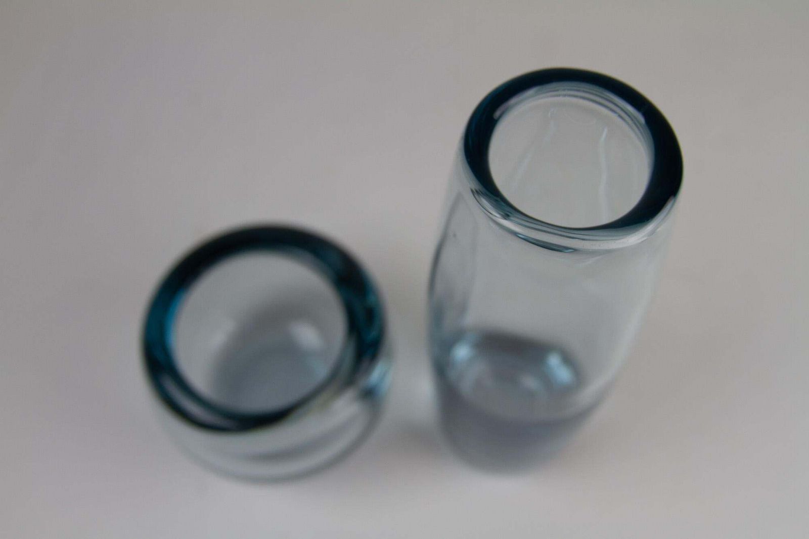 Vintage Danish Holmegaard Aqua Vases By Per Lütken, 1960s, Set Of 6 photo vintage