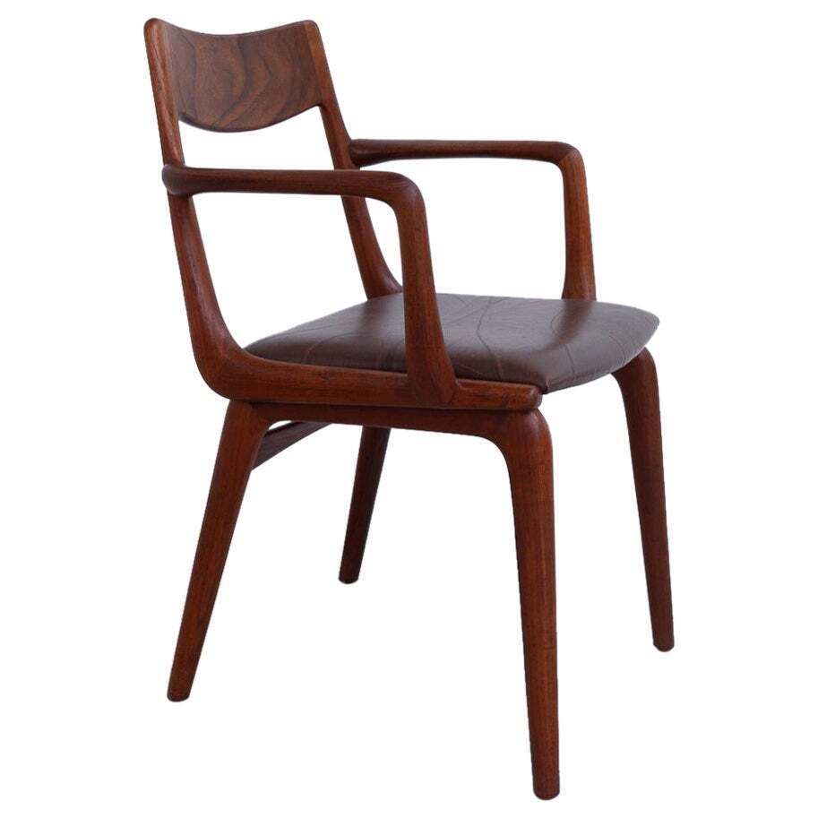 Boomerang Teak Armchair By Alfred Christensen For Slagelse Møbelværk, 1960s