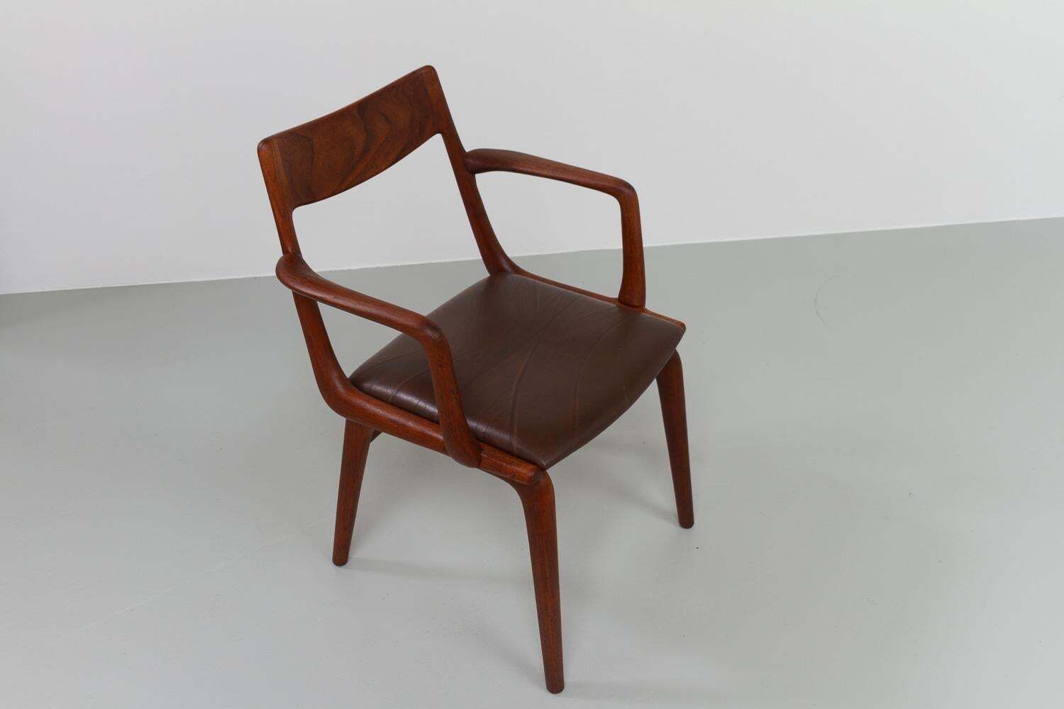 Boomerang Teak Armchair By Alfred Christensen For Slagelse Møbelværk, 1960s photo buy